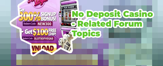 New no deposit codes for online casinos